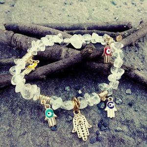 Hamsa Quartz Bracelet